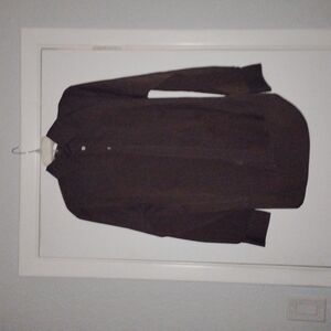 Oleg Cassini Brown Long Sleeve Shirt
